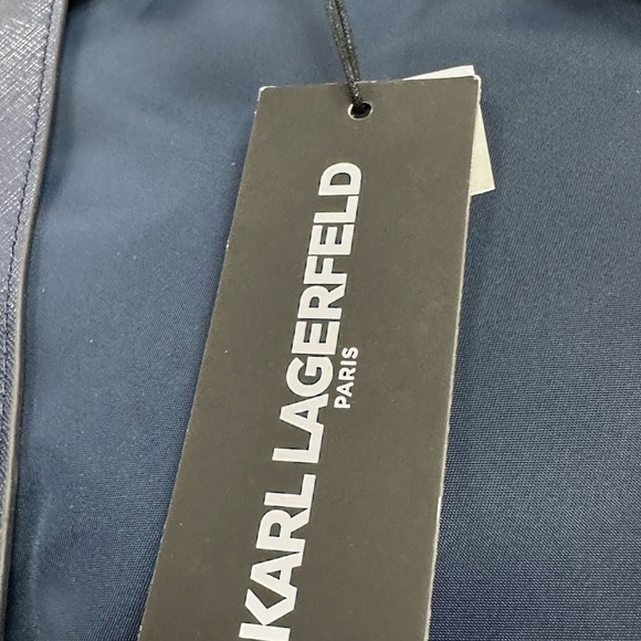 Karl Lagerfeld Paris Navy Nylon Backpack main image 8